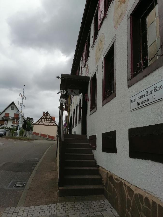 Gasthaus Zur Rose Malsch (bei Wiesloch) Exterior foto
