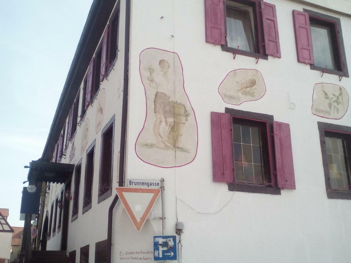 Gasthaus Zur Rose Malsch (bei Wiesloch) Exterior foto