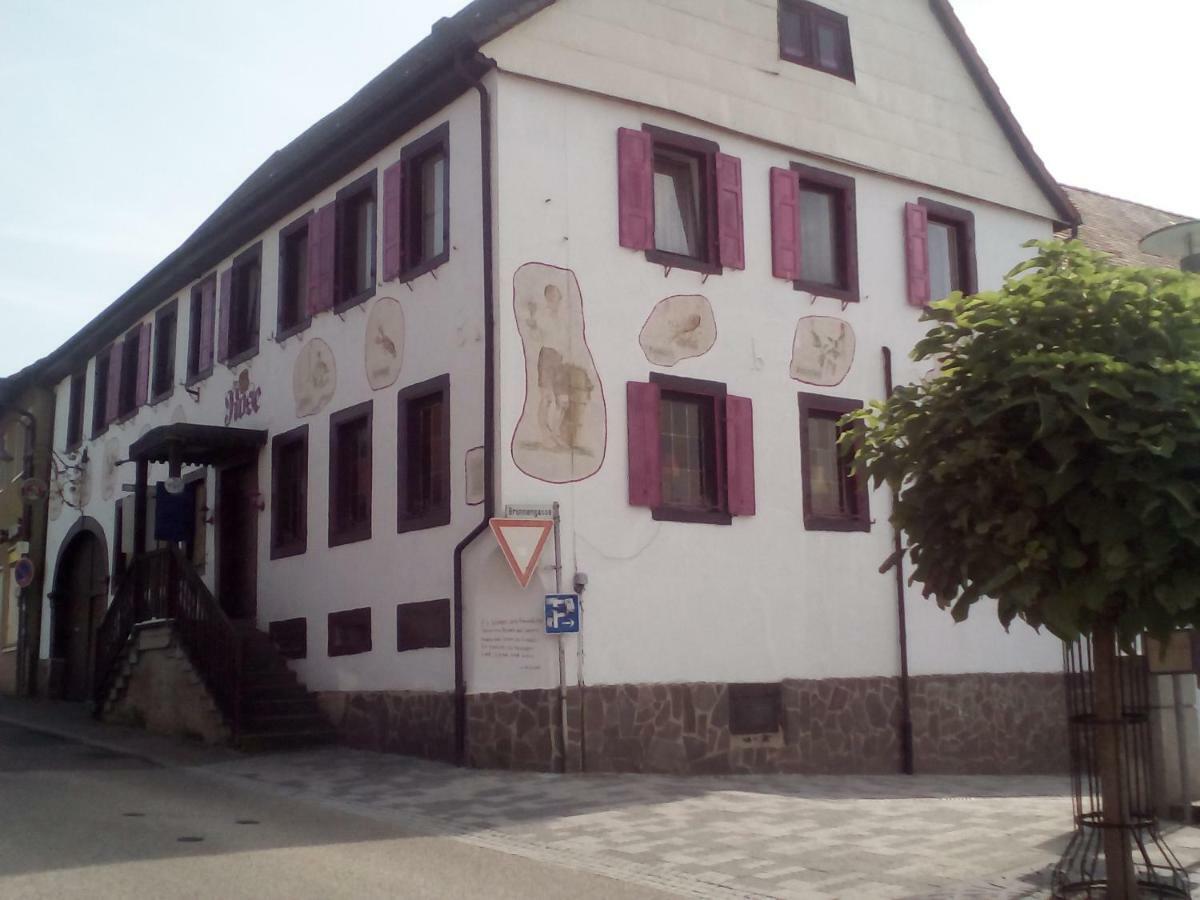 Gasthaus Zur Rose Malsch (bei Wiesloch) Exterior foto